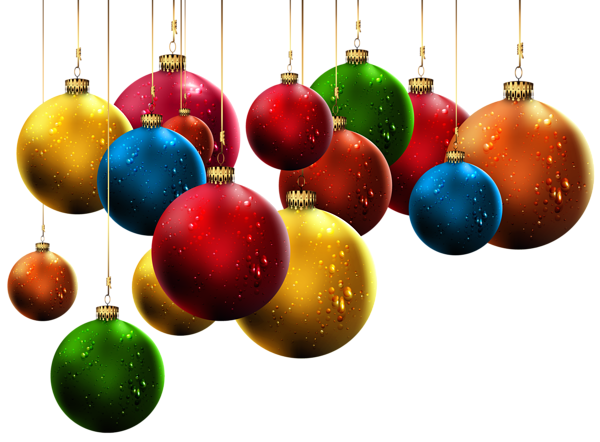 Christmas Ornaments Hanging Free Clipart HD Transparent PNG Image