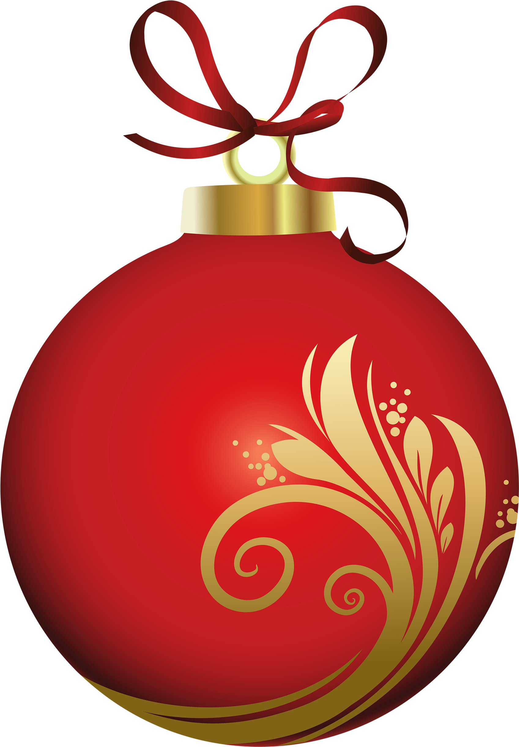 Ornaments Christmas Red PNG File HD Transparent PNG Image