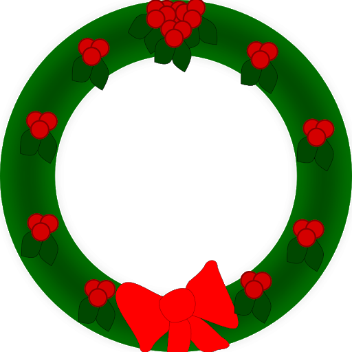 Frame Round Christmas Free Clipart HQ Transparent PNG Image