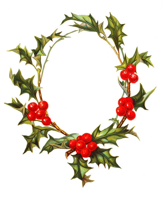 Frame Round Christmas Free Download PNG HQ Transparent PNG Image