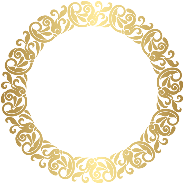 Picture Frame Round Christmas Free Download Image Transparent PNG Image