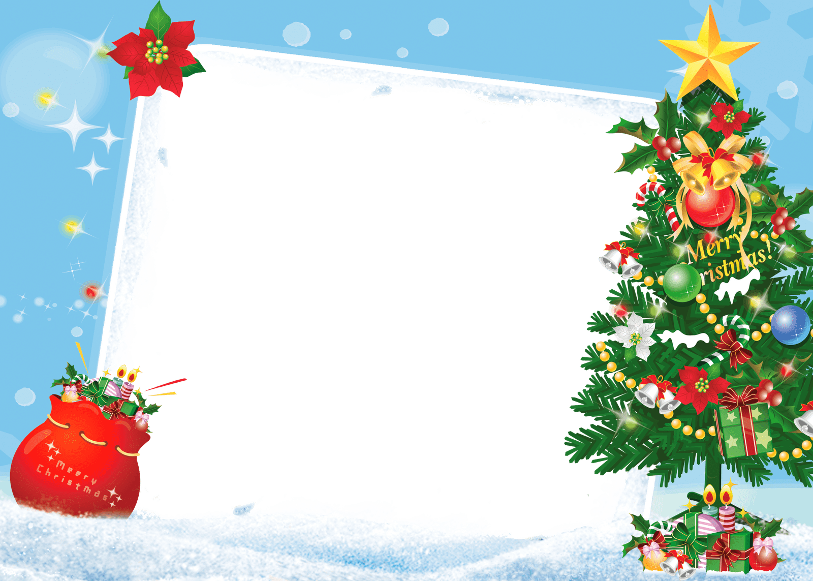 Frame Christmas Santa Download Free Image Transparent PNG Image