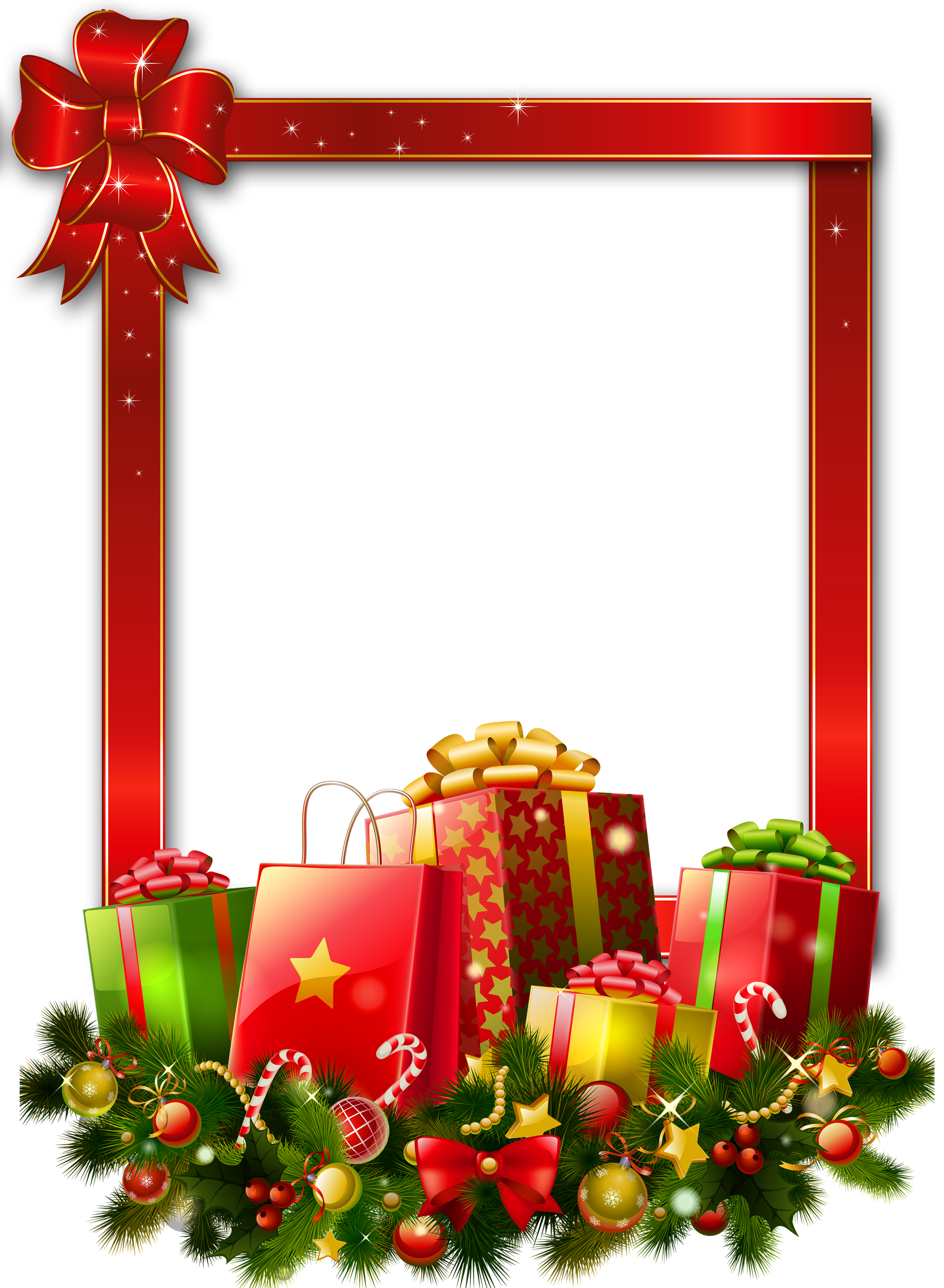 Frame Christmas Ornaments Free Download PNG HQ Transparent PNG Image