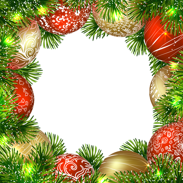 Frame Christmas Ornaments Free Transparent Image HQ Transparent PNG Image