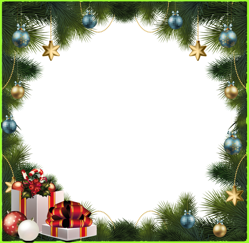 Images Frame Christmas Ornaments Free Clipart HQ Transparent PNG Image