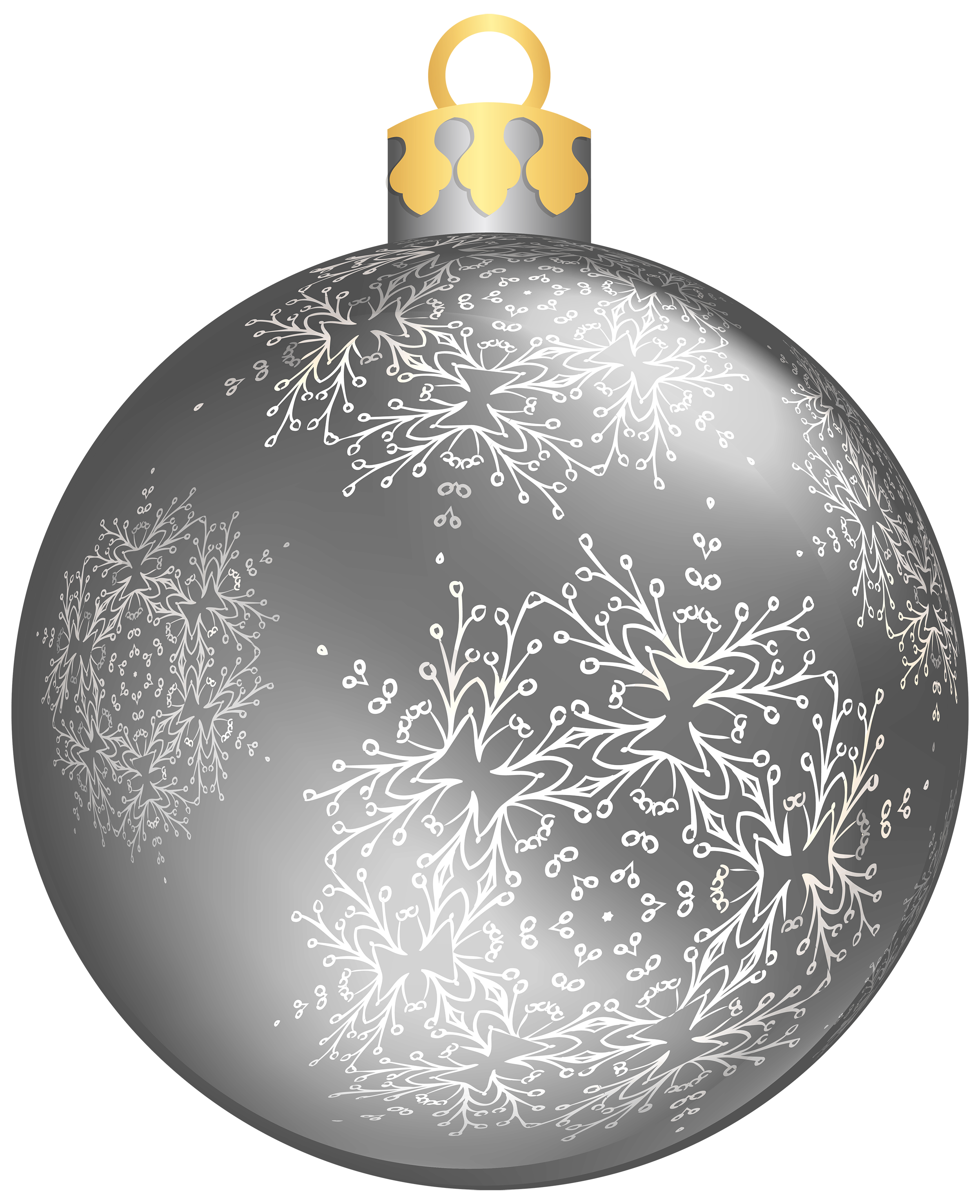 Pic Silver Ornaments Christmas Download Free Image Transparent PNG Image