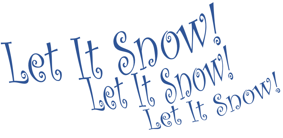 Let It Snow Free HQ Image Transparent PNG Image