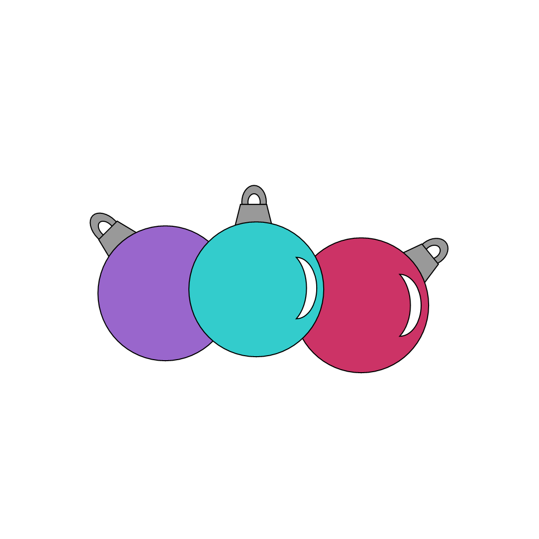 Ornaments Christmas Colorful Free HQ Image Transparent PNG Image