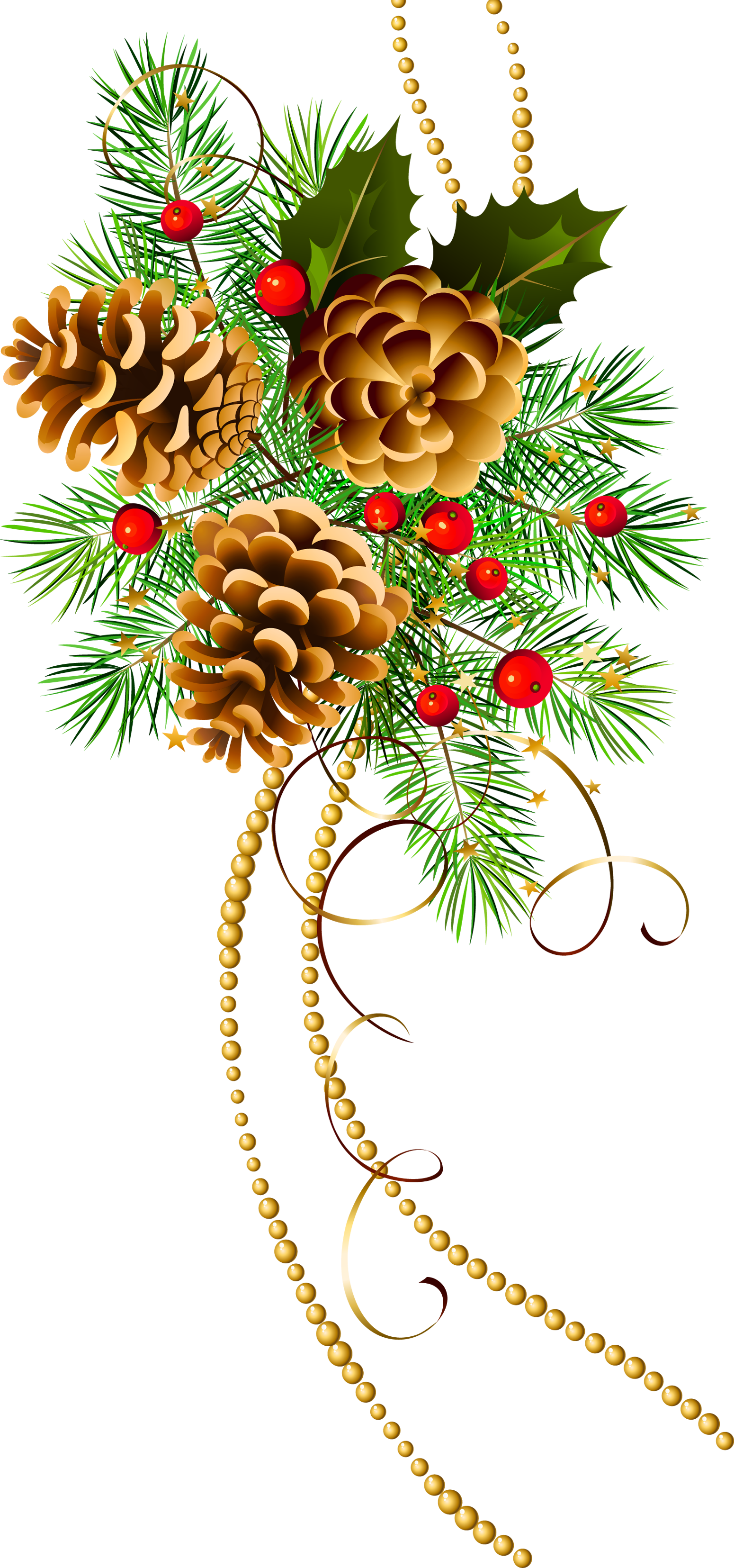 Pic Christmas Pine Cone Free Download Image Transparent PNG Image