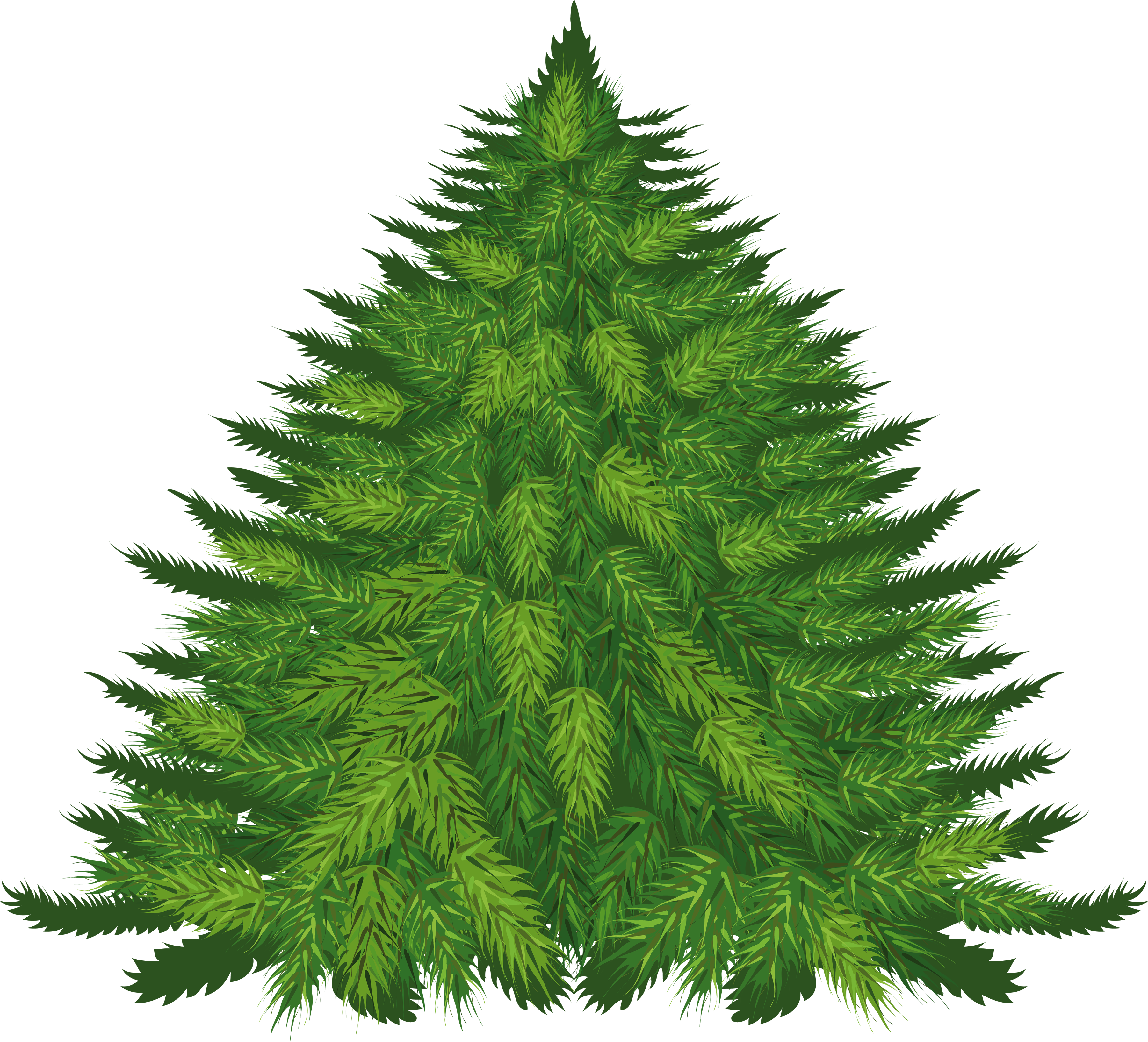 Vector Fir-Tree Christmas Download HQ Transparent PNG Image