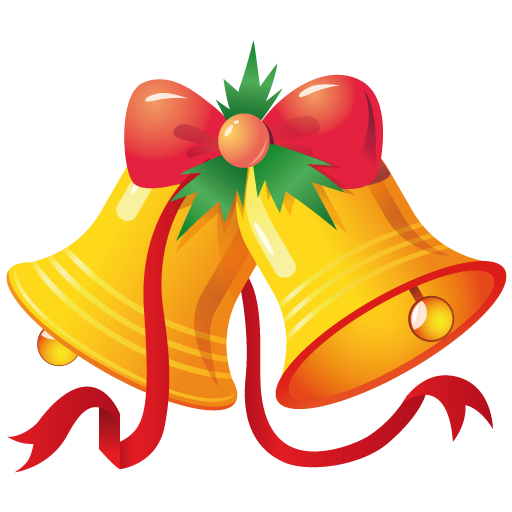 Cartoon Christmas Bells Transparent PNG Image