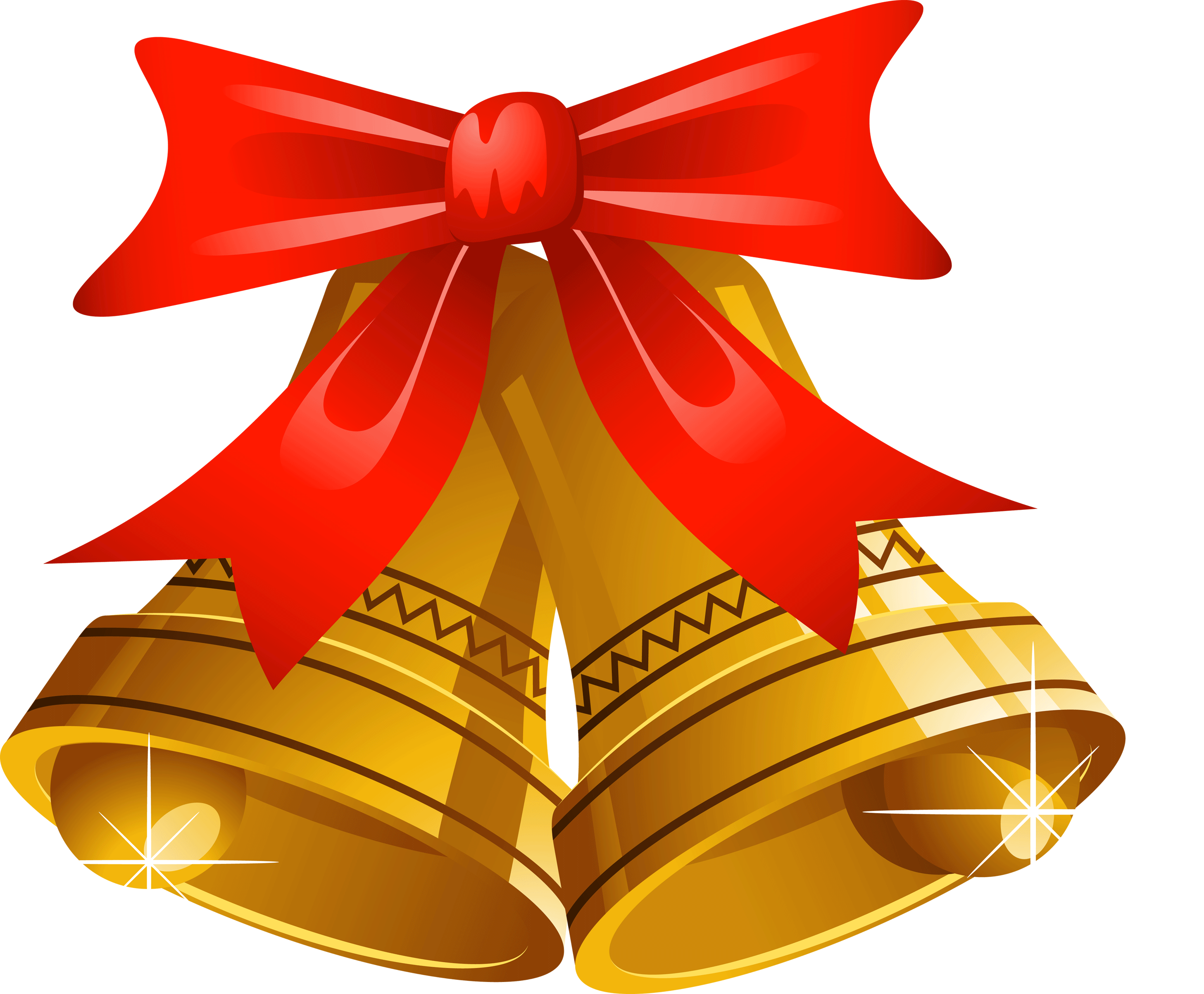 Christmas Bells Transparent PNG Image