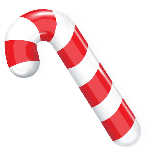 Candy Cane Clipart Transparent PNG Image