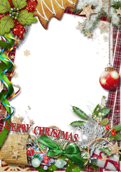 Christmas Frame Transparent Transparent PNG Image