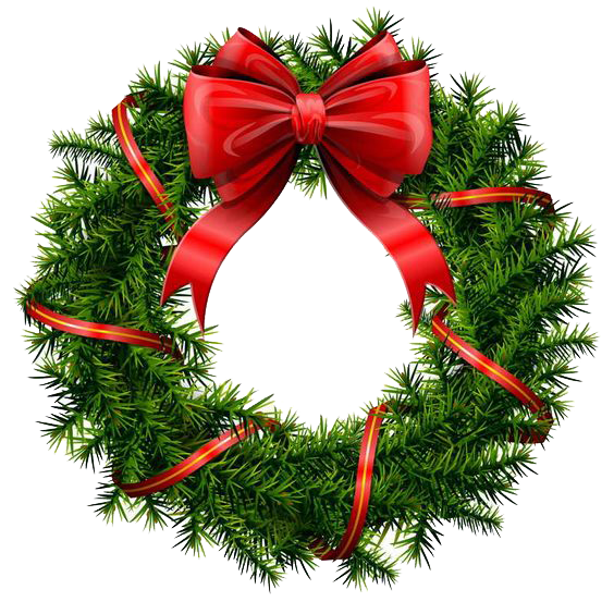 Christmas Wreath File Transparent PNG Image