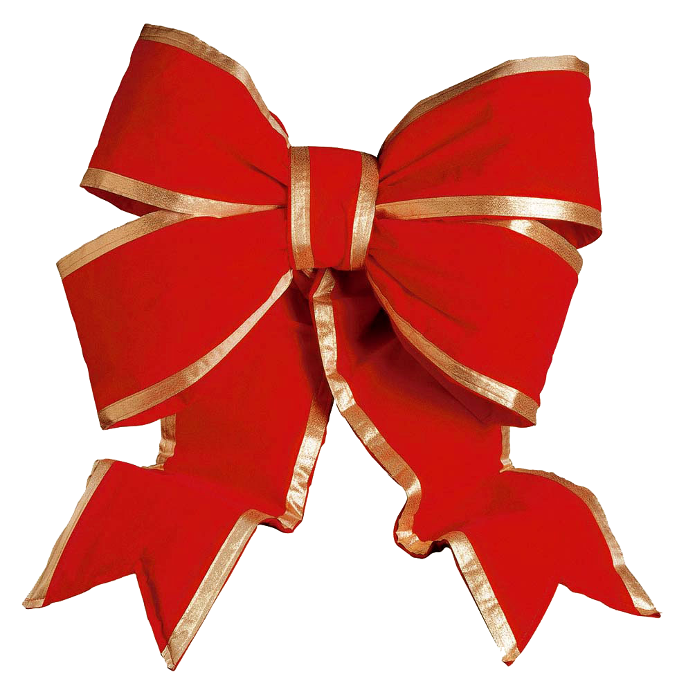 Christmas Bow Clipart Transparent PNG Image