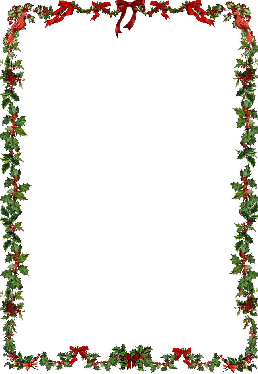 Christmas Frame Clipart Transparent PNG Image