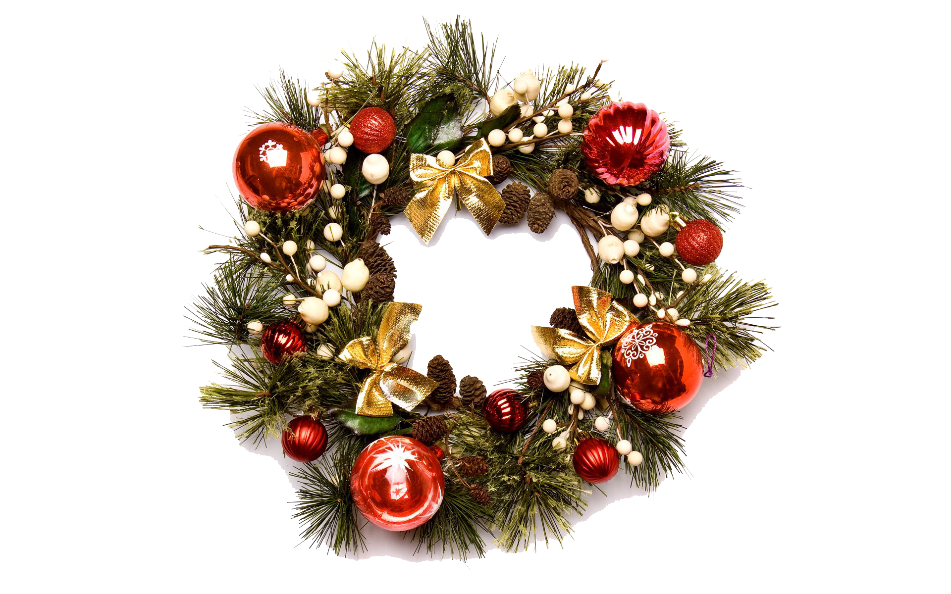 Christmas Wreath Image Transparent PNG Image