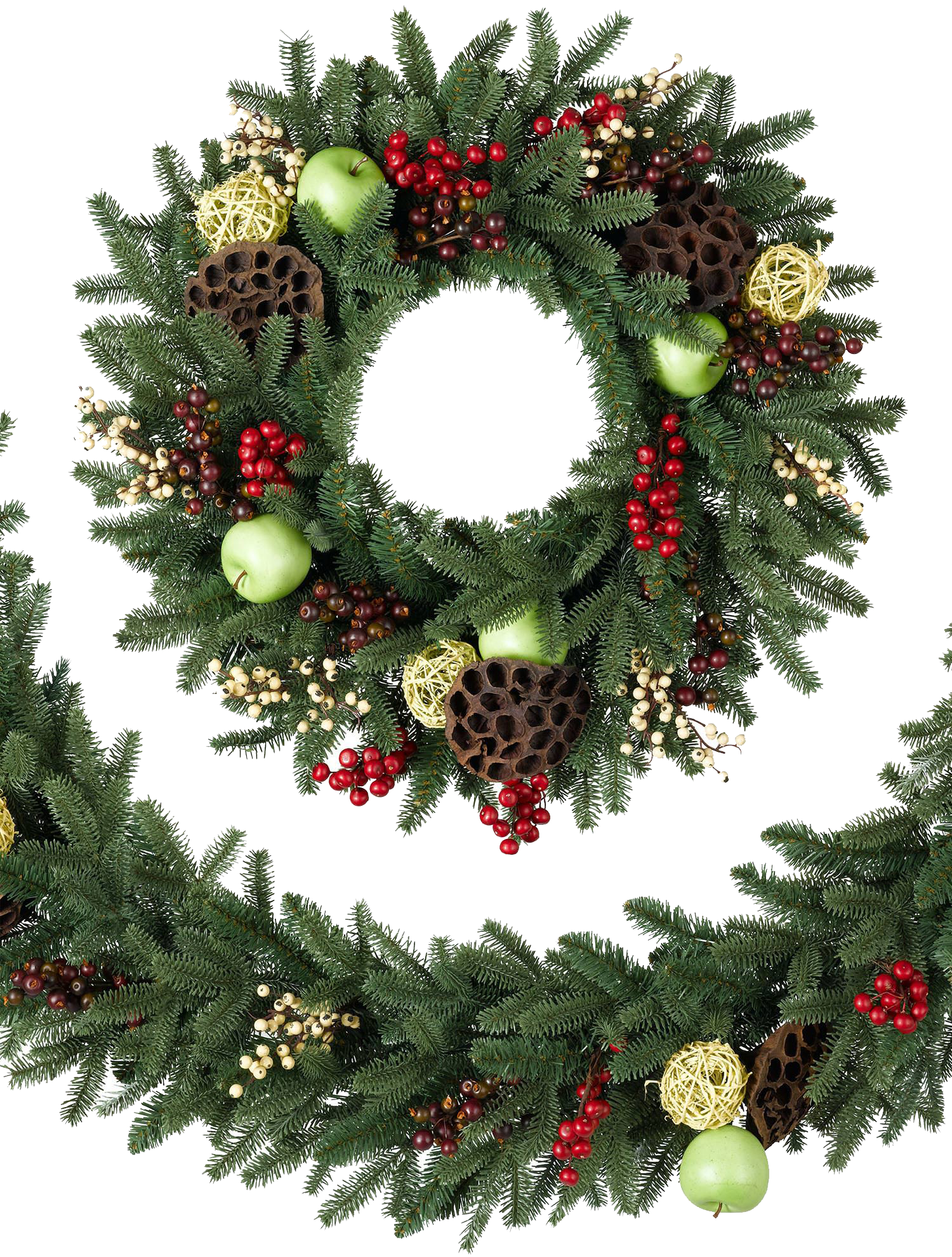 Christmas Wreath Transparent Background Transparent PNG Image