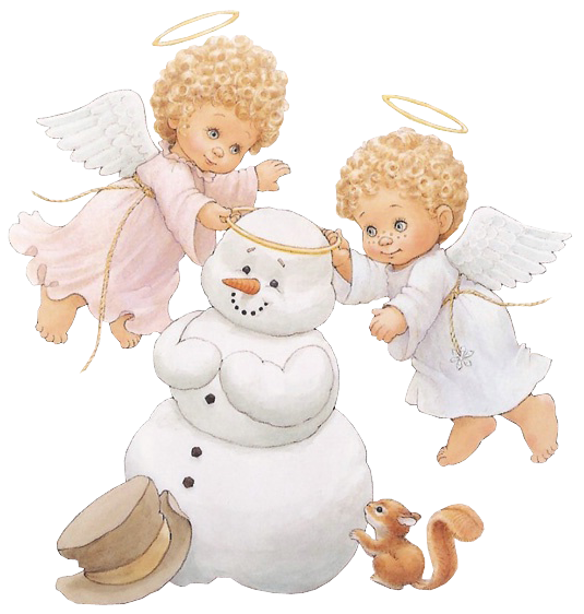 Snowman Morehead'S Little Angel Cute Angels Wallpaper Transparent PNG Image