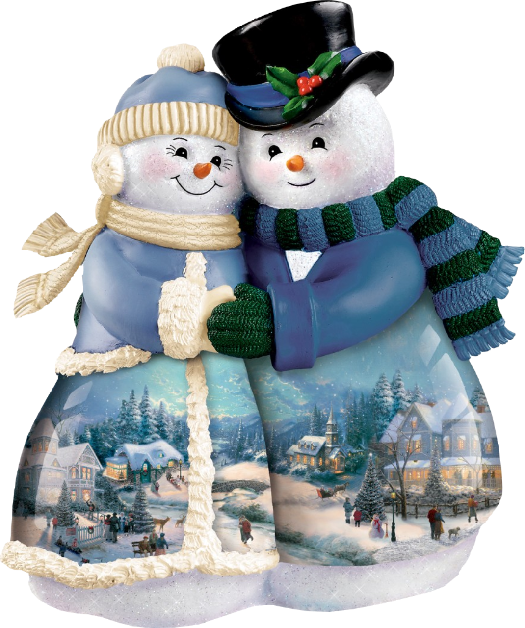 Snowman Cute Collectable Creative Figurine Christmas Transparent PNG Image