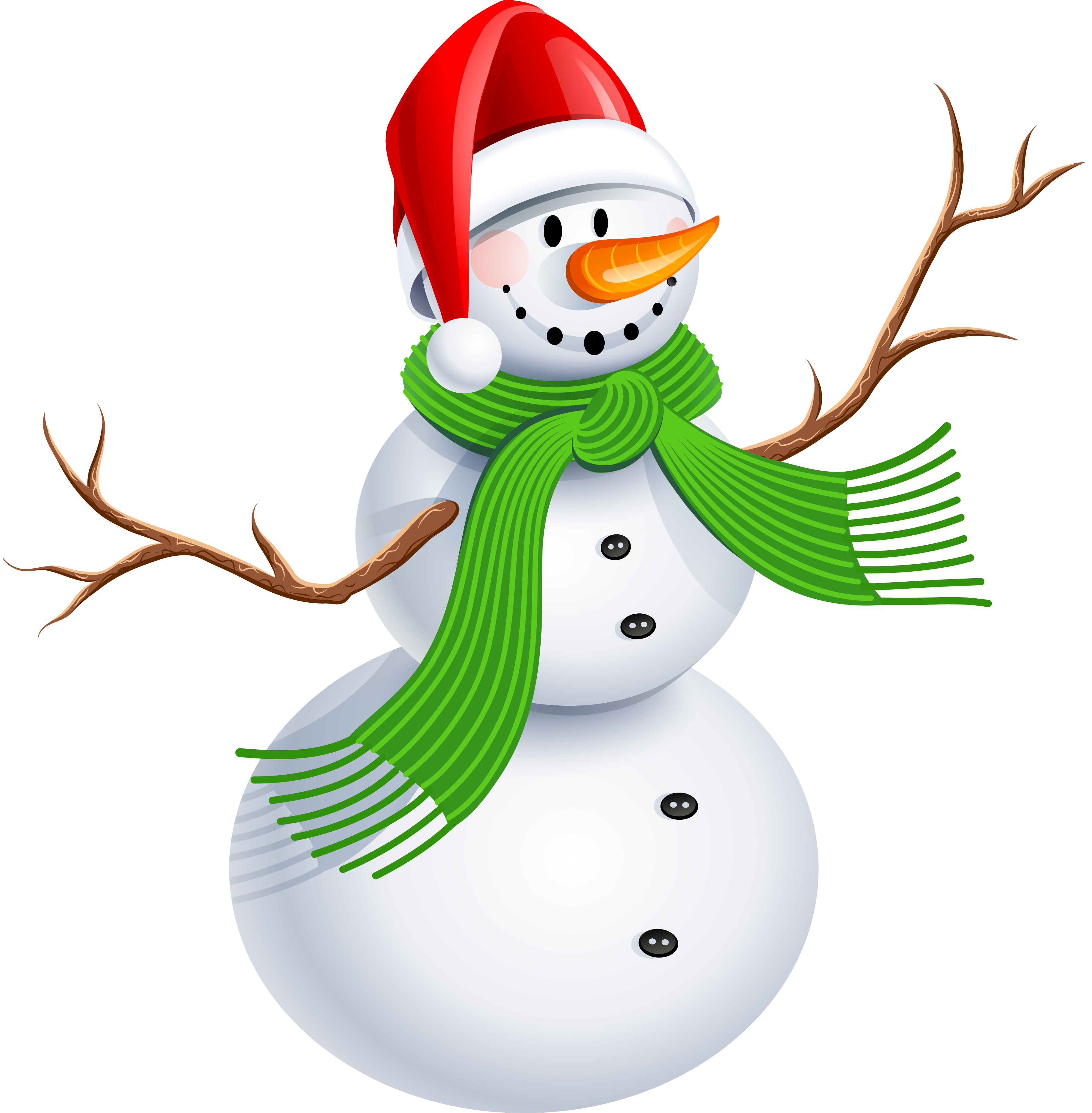 Snowman Picture Ornament Decoration Green With Christmas Transparent PNG Image