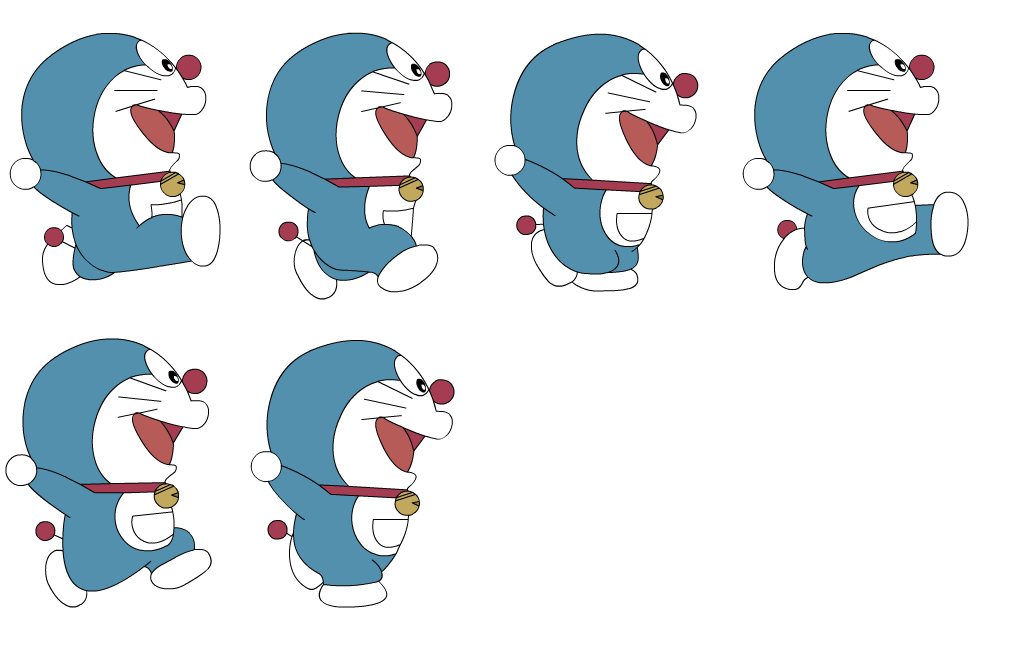 Snowman Sprite Doraemon Decoration Animation Christmas Transparent PNG Image