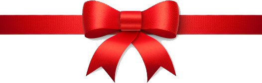 Christmas Ribbon Png Transparent PNG Image