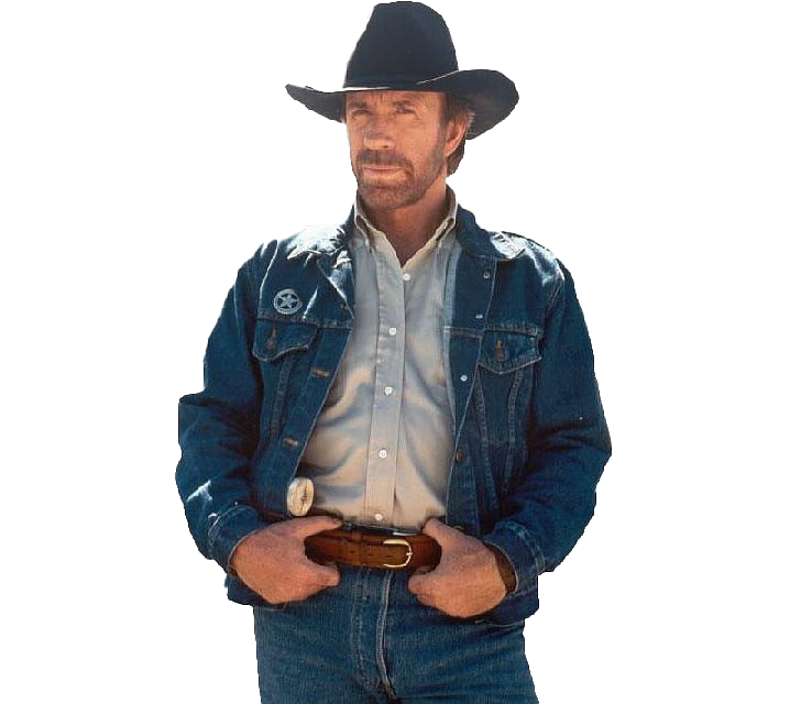 Cowboy Chuck Norris Free Download PNG HQ Transparent PNG Image