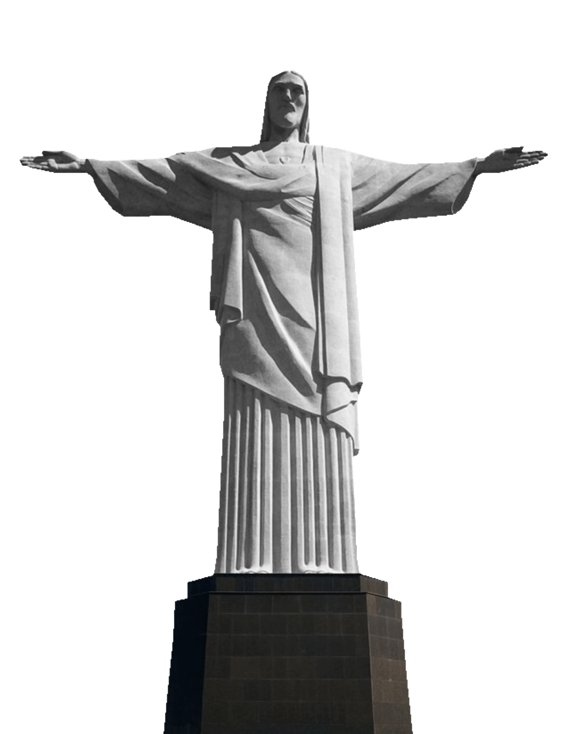 King Christ Of Corcovado New7Wonders Redeemer Statue Transparent PNG Image