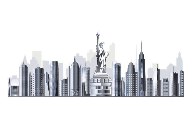 City Skyline York Free PNG HQ Transparent PNG Image