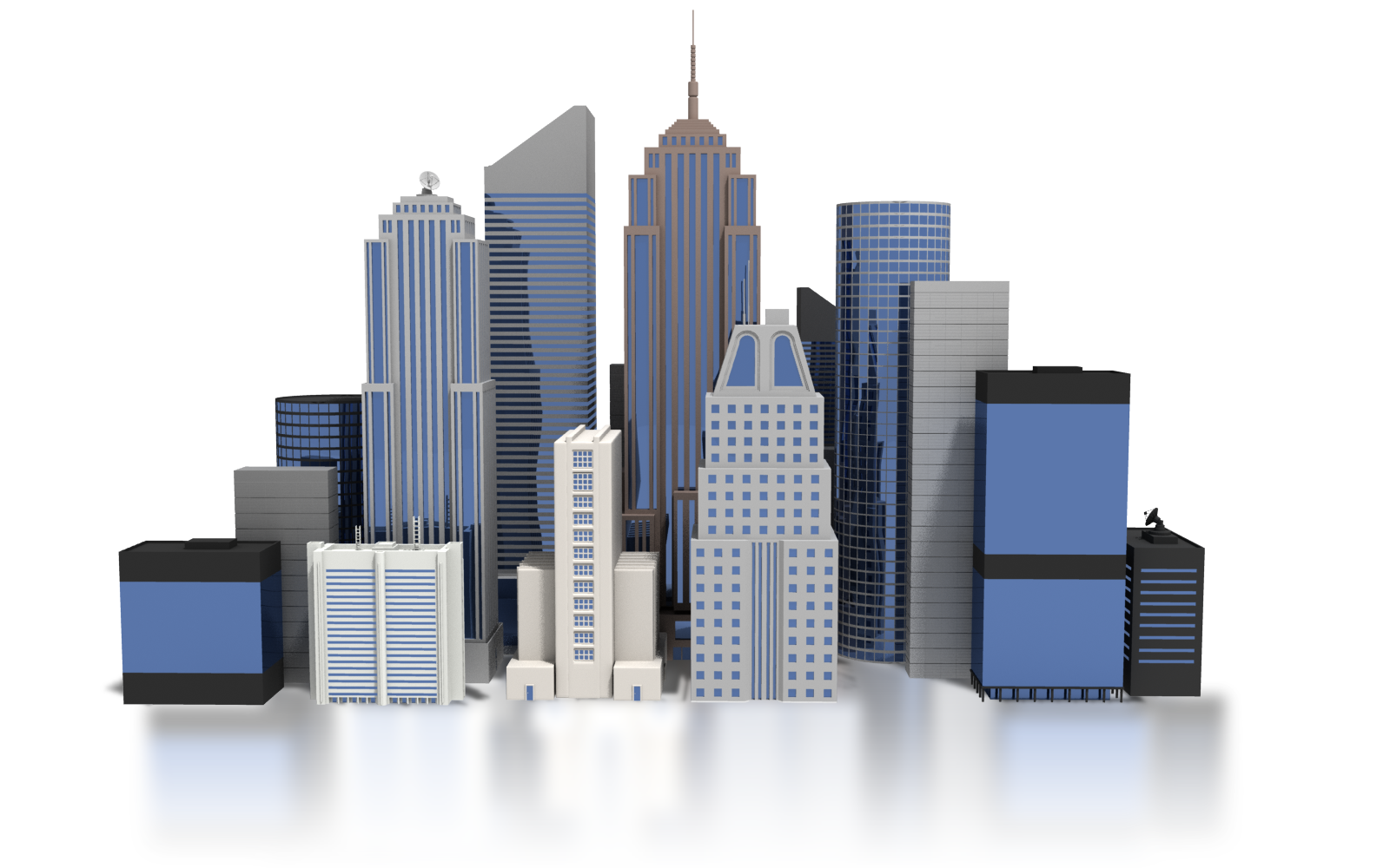 City Clipart Transparent PNG Image