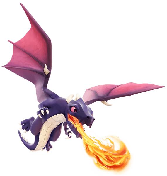 Clash Of Clans Dragon Png Transparent PNG Image