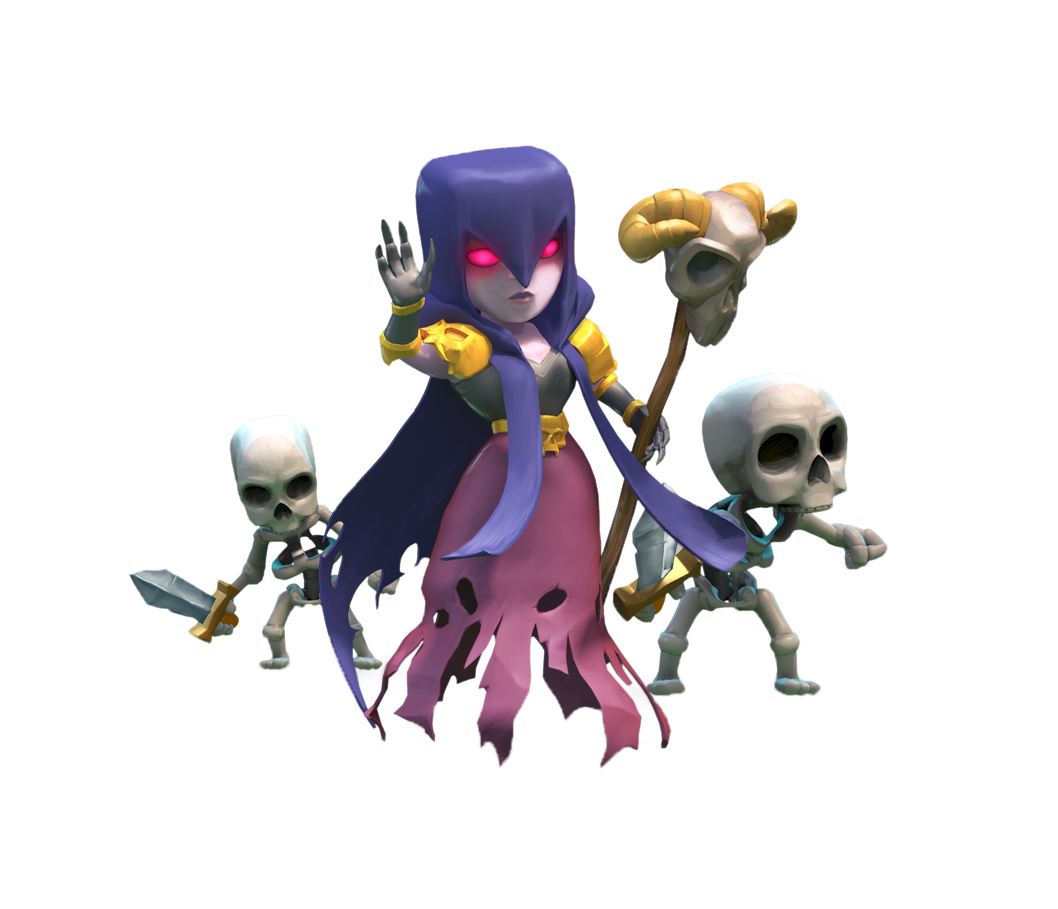 Clash Of Clans Witch Png Transparent PNG Image