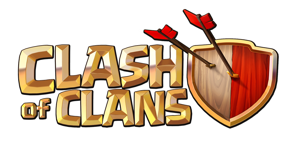 Clash Of Brand Text Royale Logo Clans Transparent PNG Image