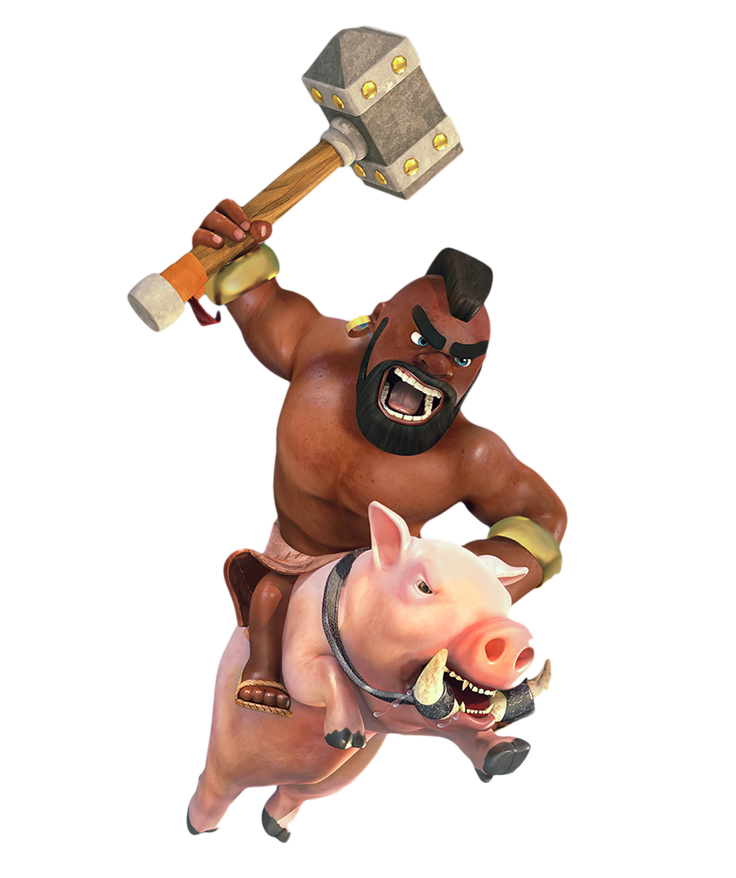 Toy Clash Of Pig Figurine Royale Clans Transparent PNG Image