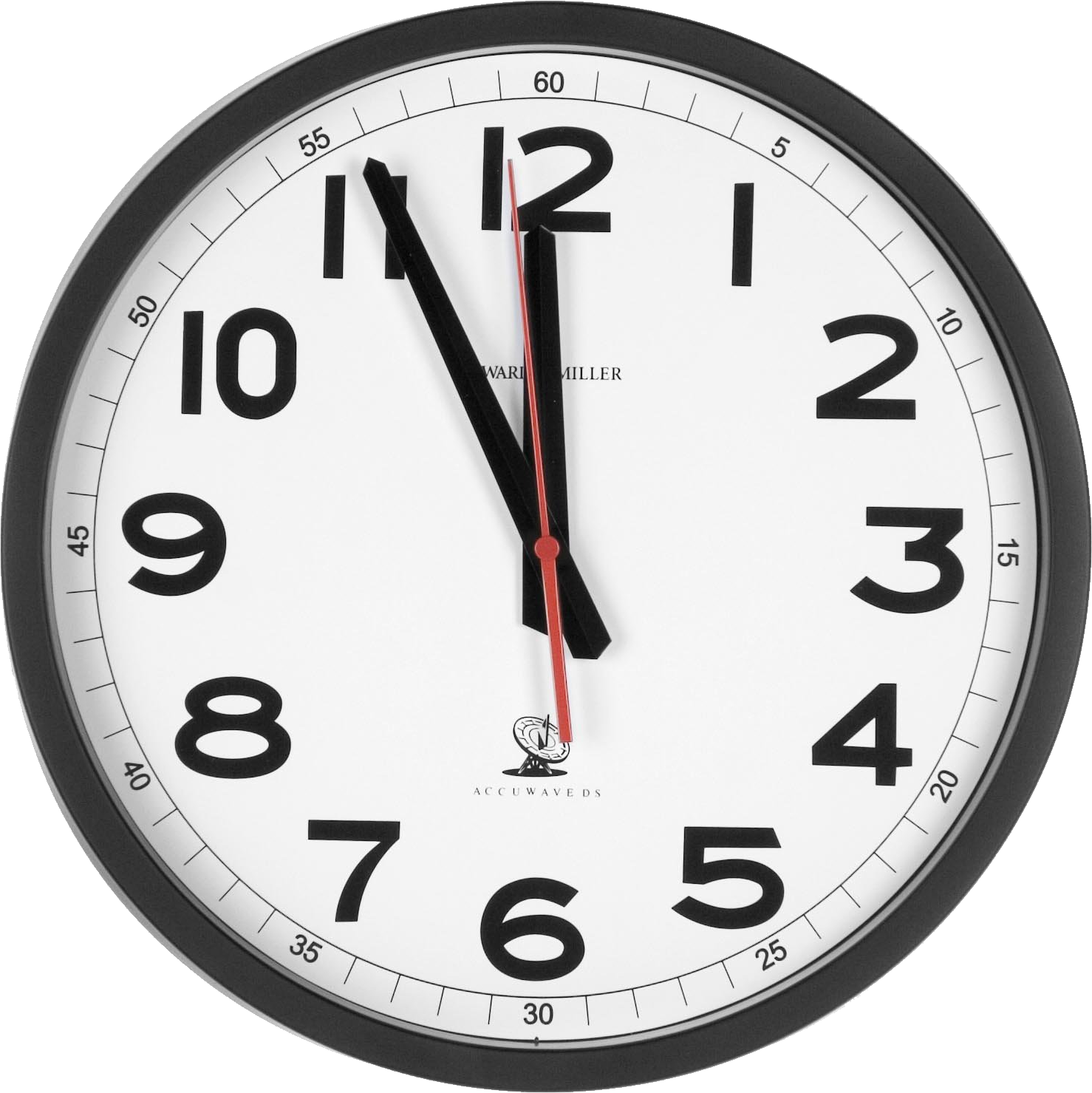 Wall Time Black Clock Free Clipart HQ Transparent PNG Image