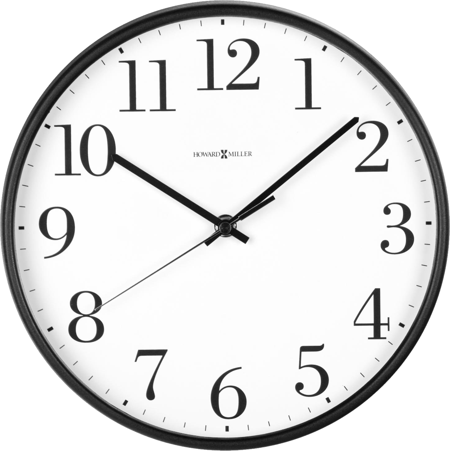 Wall Black Round Clock PNG File HD Transparent PNG Image