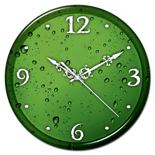 Wall Green Office Clock Download HQ Transparent PNG Image