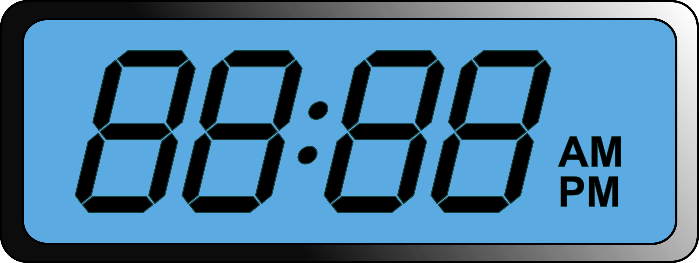 Digital Clock File Transparent PNG Image