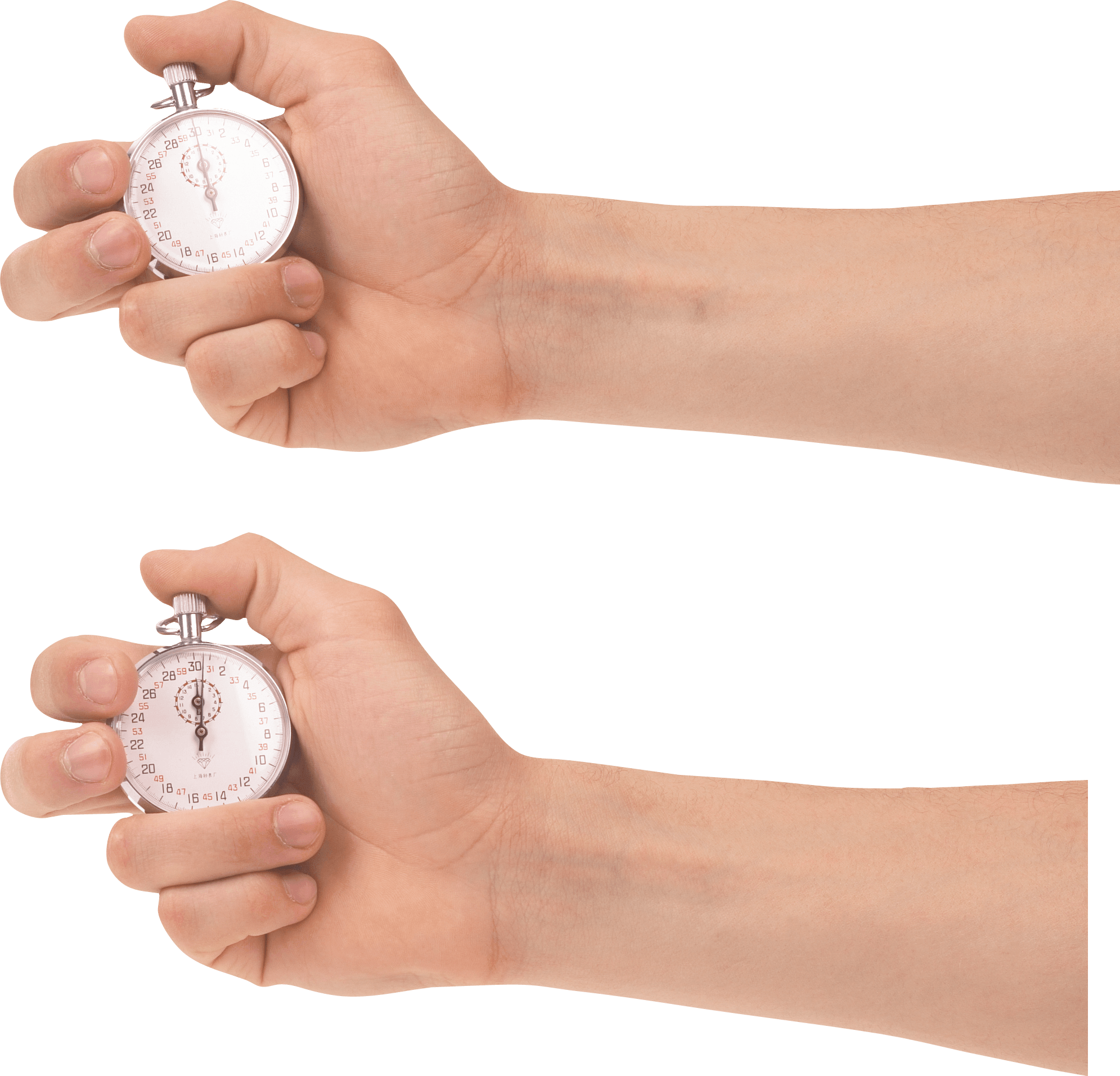 Stopwatch In Hand Png Image Transparent PNG Image