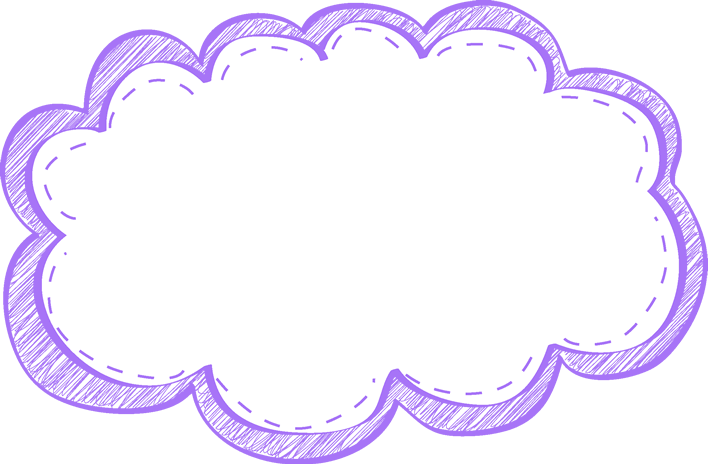 Picture Purple Frame Content Frames Cloud Transparent PNG Image