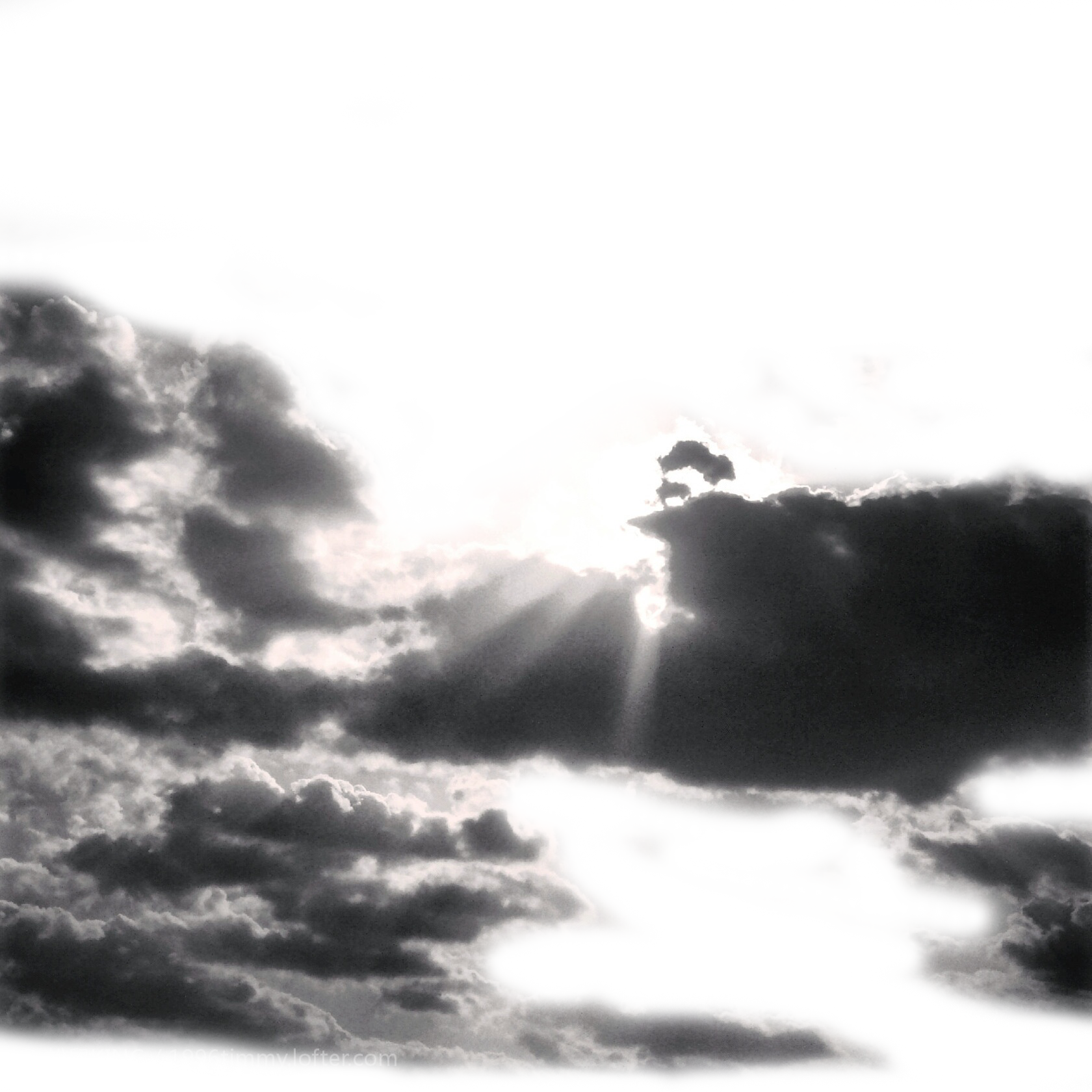 Clouds Breaking Sunlight Lightning Dark Through Cloud Transparent PNG Image