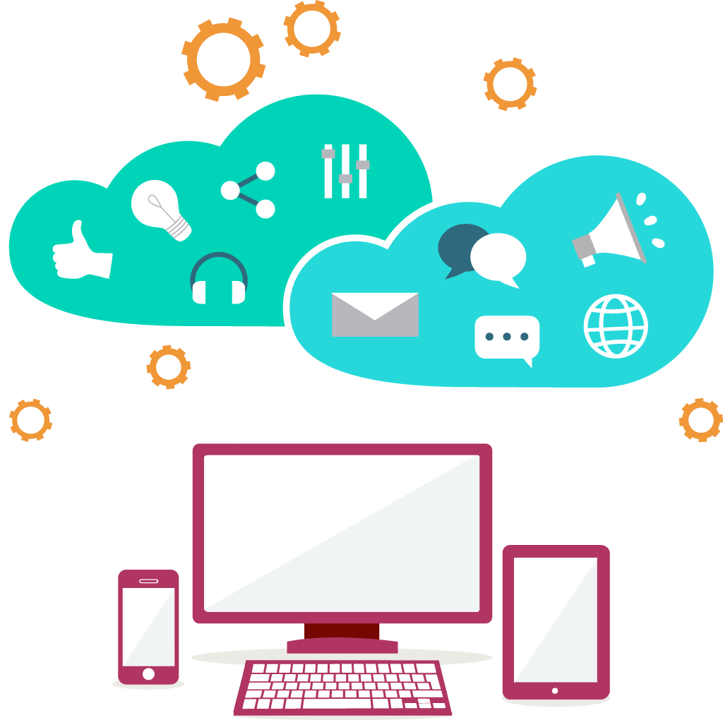 Computer Computing Capabilities Creative Vector Internet Cloud Transparent PNG Image