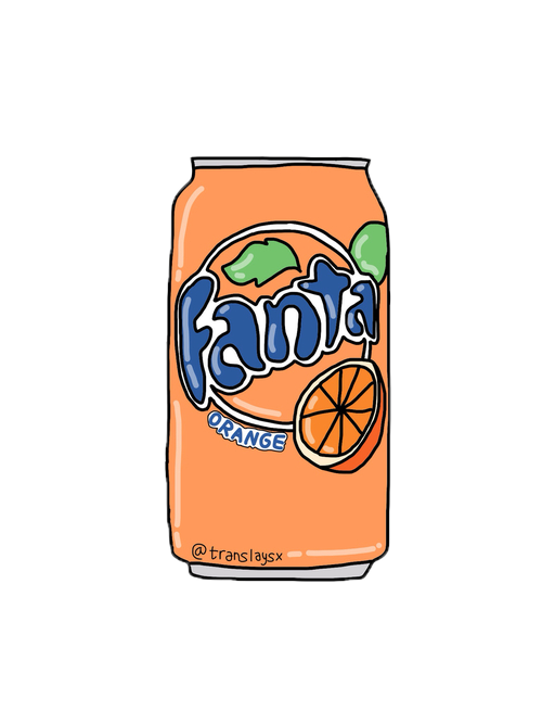 Fizzy Drawing Coca Fanta Orange Cola Coca-Cola Transparent PNG Image