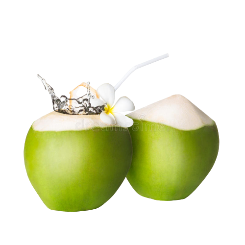 Fresh Coconut Green Free HQ Image Transparent PNG Image