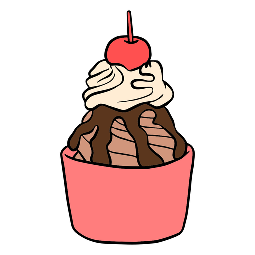 Cup Chocolate Pic Ice Cream Transparent PNG Image