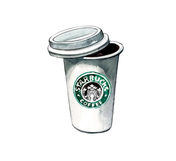 Coffee Tea Drink Boxes Frappxe9 Cafe Starbucks Transparent PNG Image