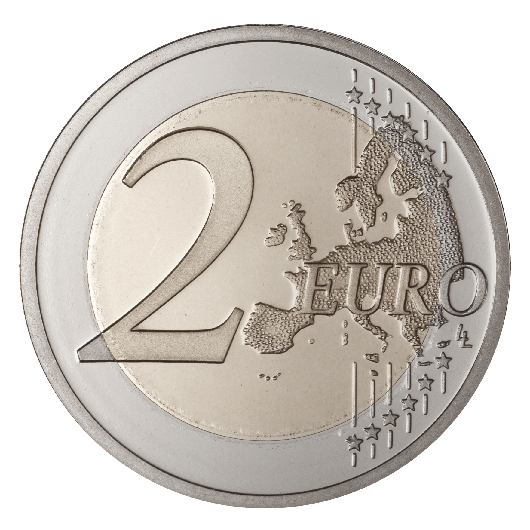 Coin 2 Euro Png Image Transparent PNG Image