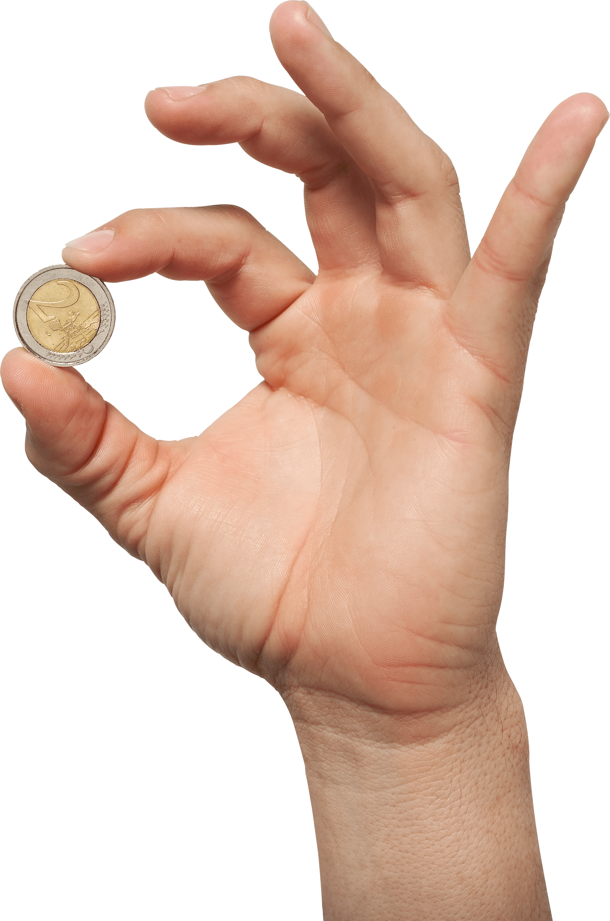 Coin In Hand Png Image Transparent PNG Image